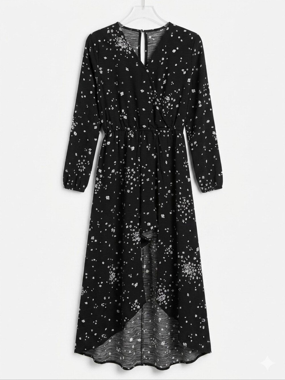 🩷Art Class GirlsBlack & White Starry Walk-Through Jumpsuit Dress Size LG/10/12